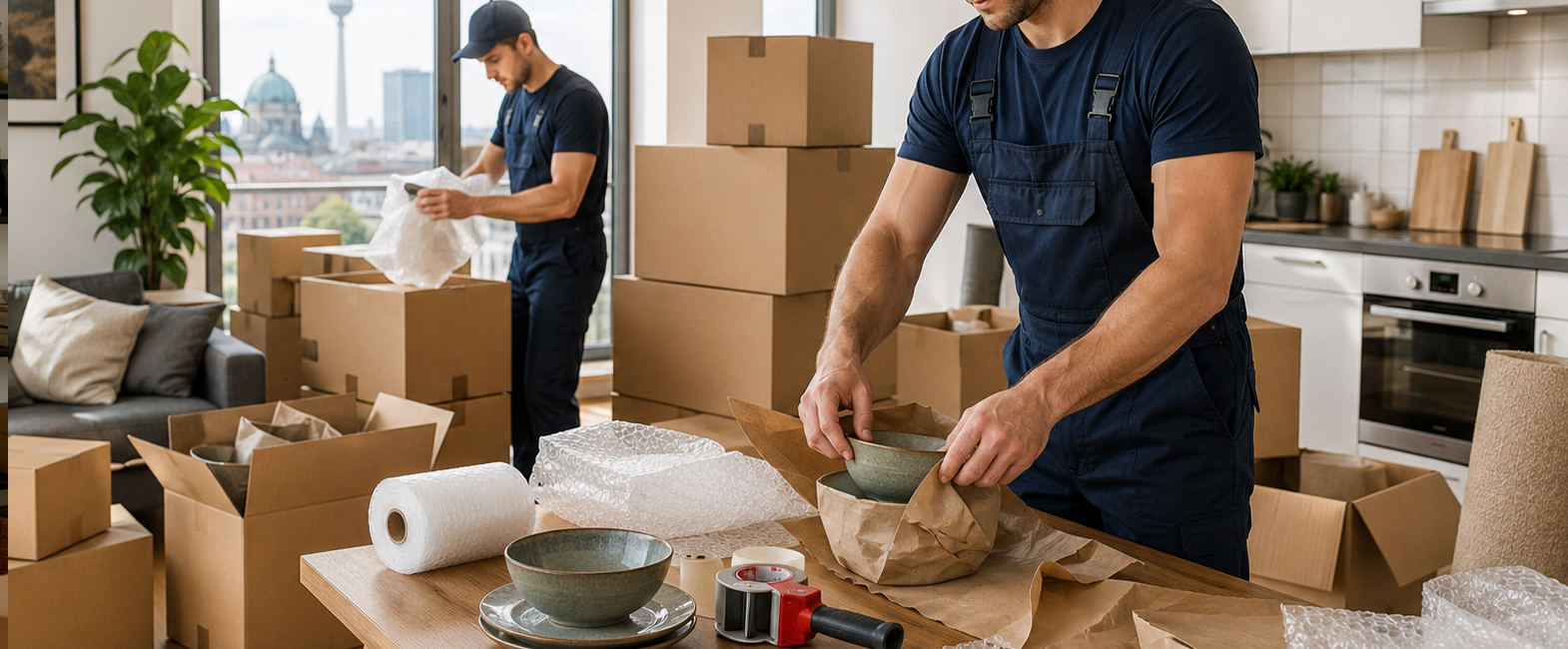 Packservice in Berlin mit Neon Umzüge